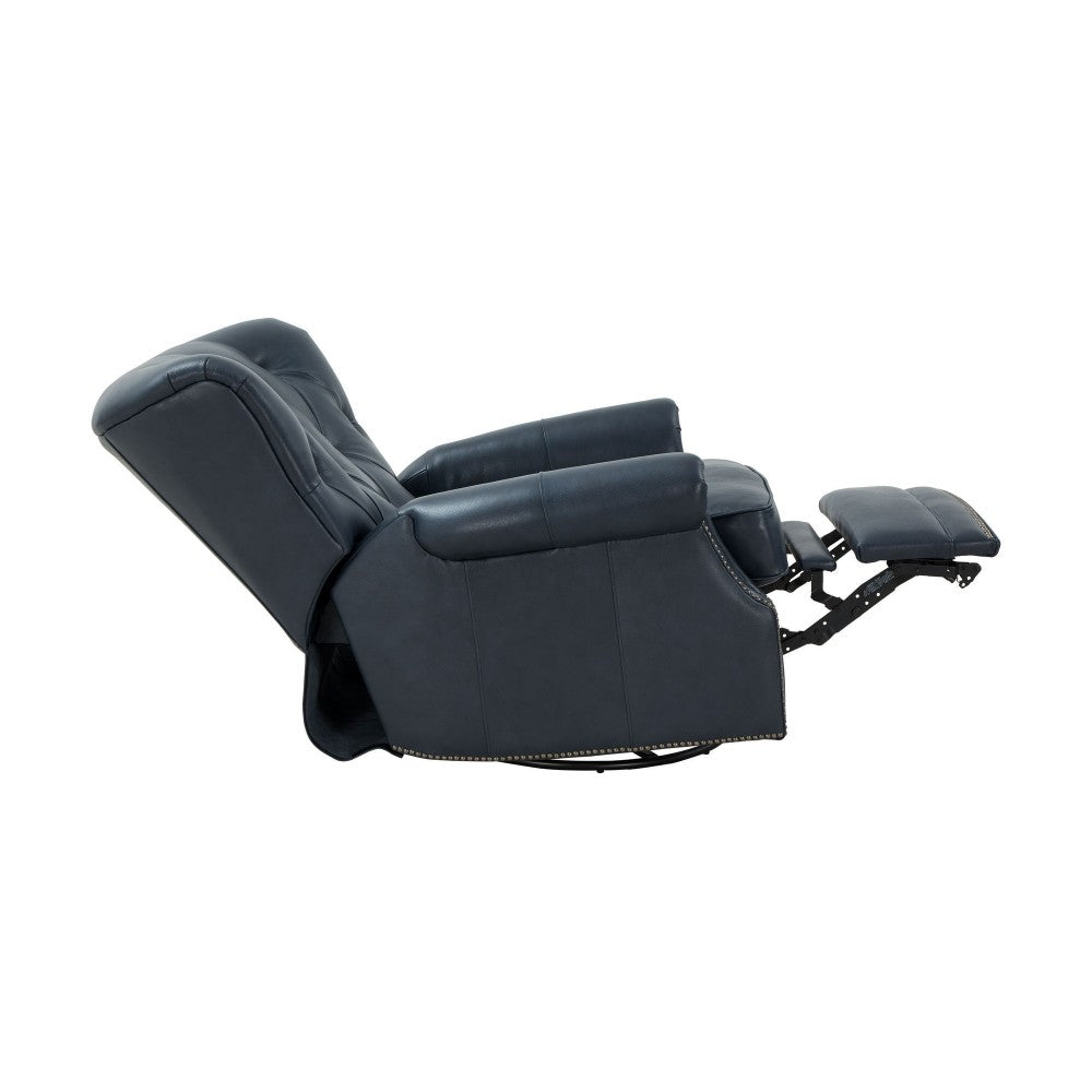 8P-1118 Heritage Swivel Glider Recliner, Barone Navy Blue