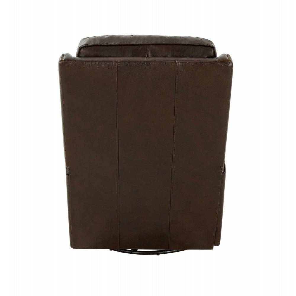 8PH-1121 Brandt Swivel Glider Recliner, Ashford Walnut