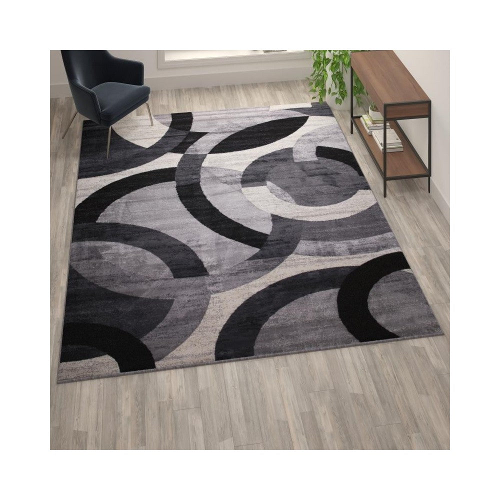 8x10 Black/Gray Area Rug