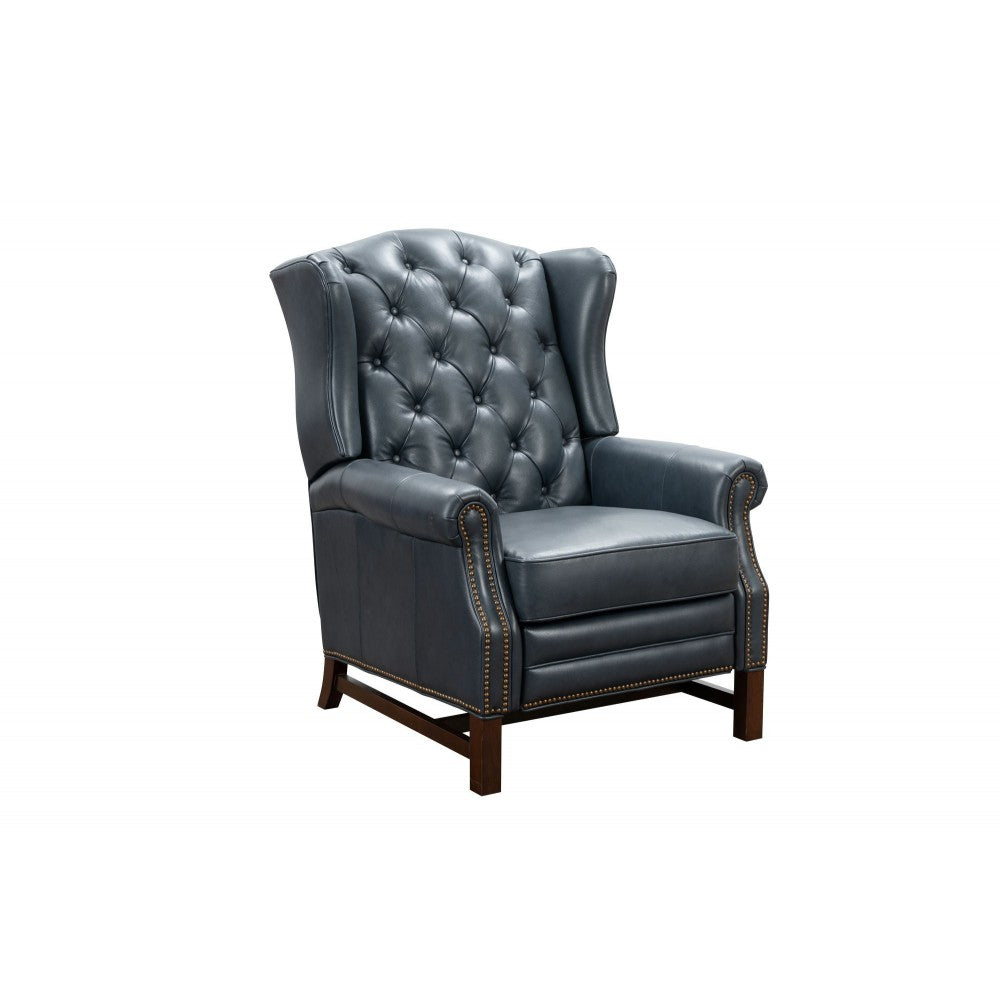 9-1163 Sheridan Power Recliner, Barone Navy Blue