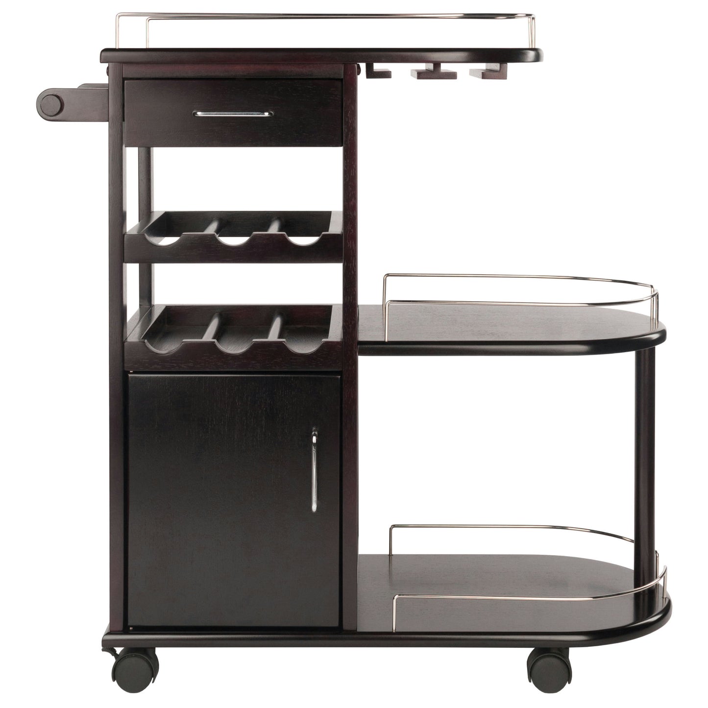 Jimmy Entertainment Cart, Espresso