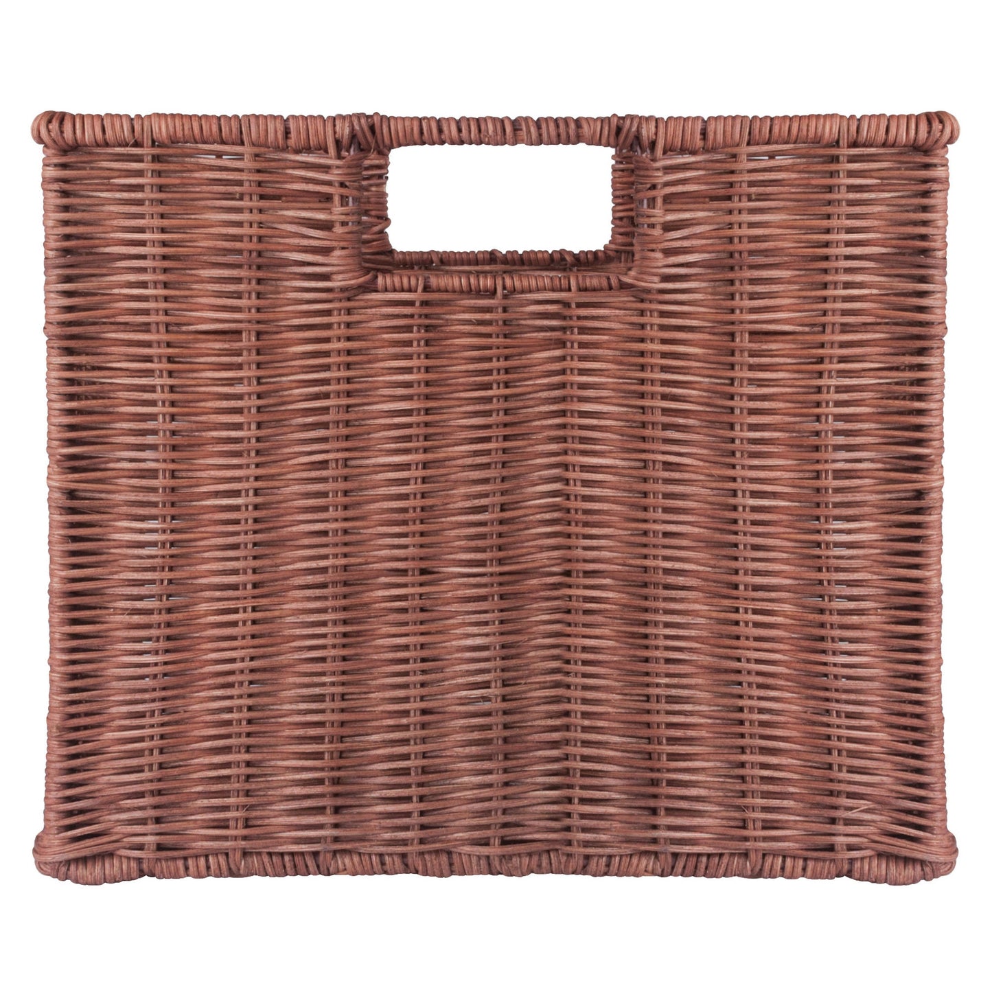 Leo 3-Pc Wicker Basket Set, Small, Walnut Rattan