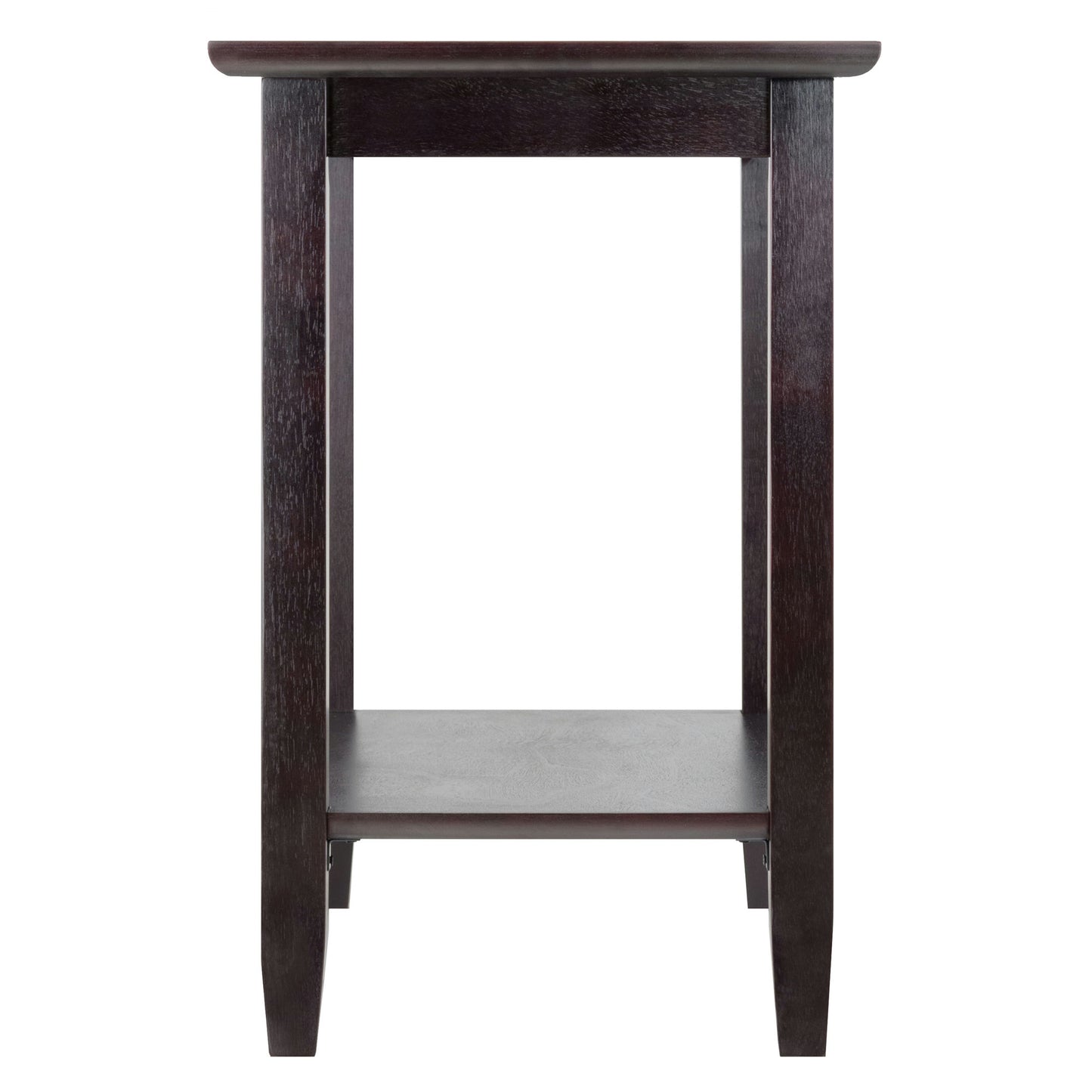 Genoa Rectangular End Table, Espresso