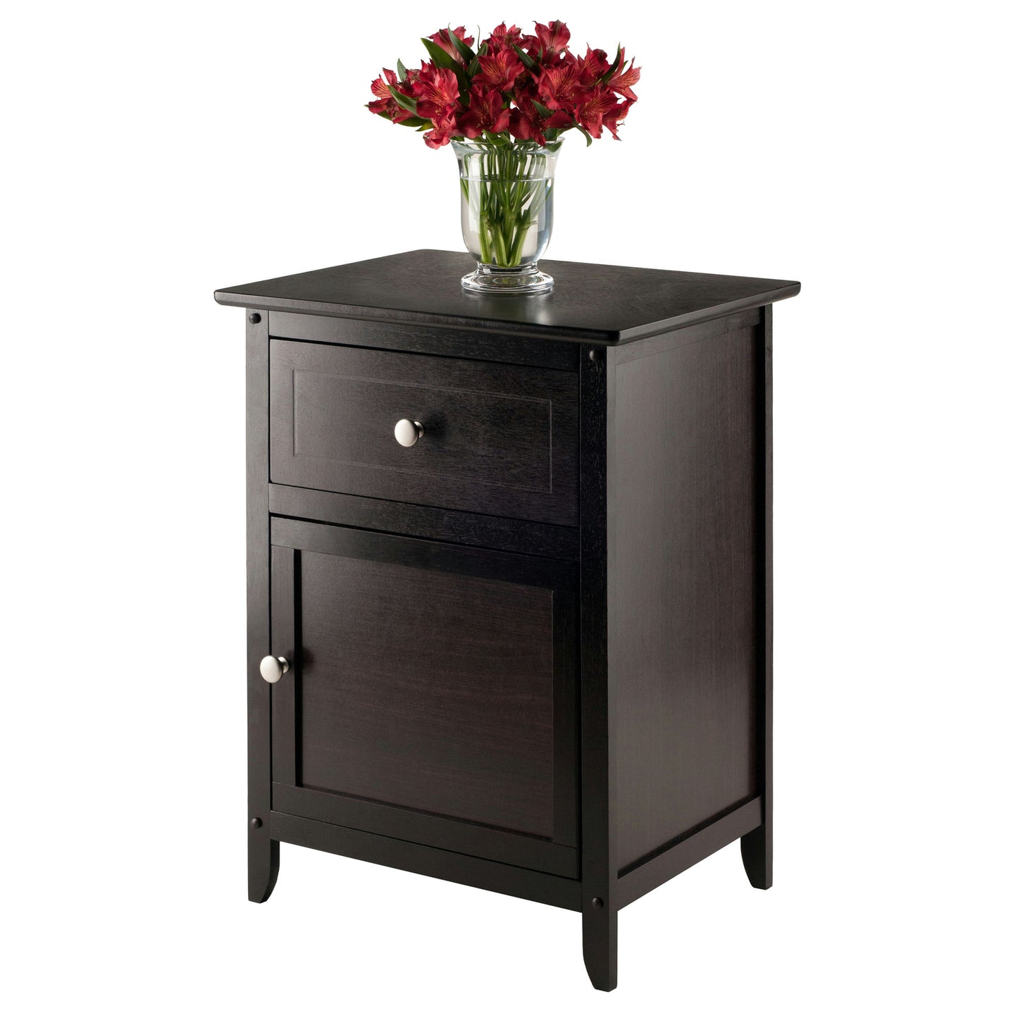 Eugene Accent Table, Nightstand, Espresso
