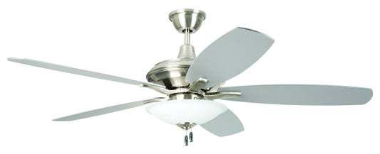 52" Jamison Ceiling Fan in Brushed Polished Nickel