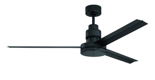 54" Mondo Ceiling Fan in Flat Black