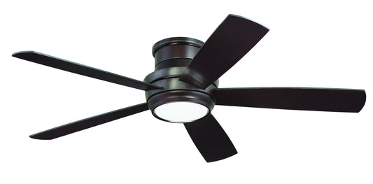 52" Tempo Hugger Ceiling Fan in Oiled Bronze