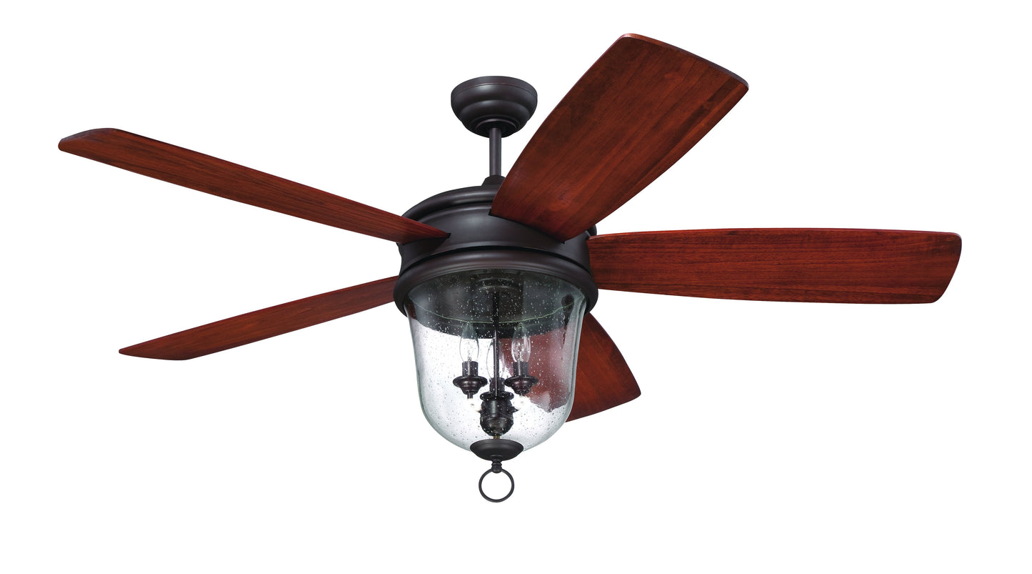60" Fredericksburg Ceiling Fan in Oiled Bronze Gilded