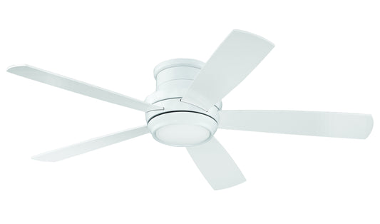52" Tempo Hugger Ceiling Fan in White