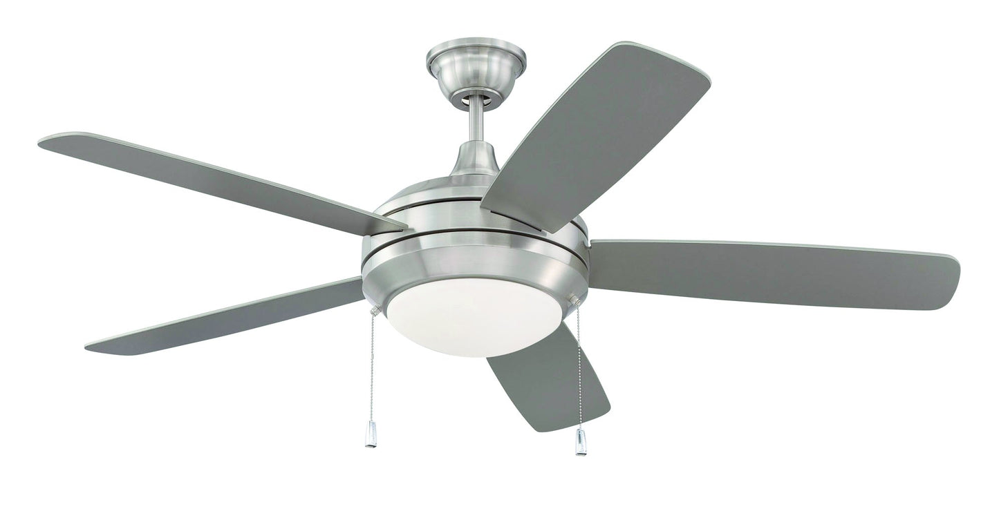 52" Helios Ceiling Fan in Brushed Polished Nickel
