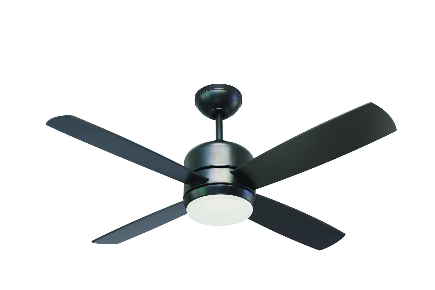 44" Montreal Ceiling Fan in Flat Black, MN44FB4-LED