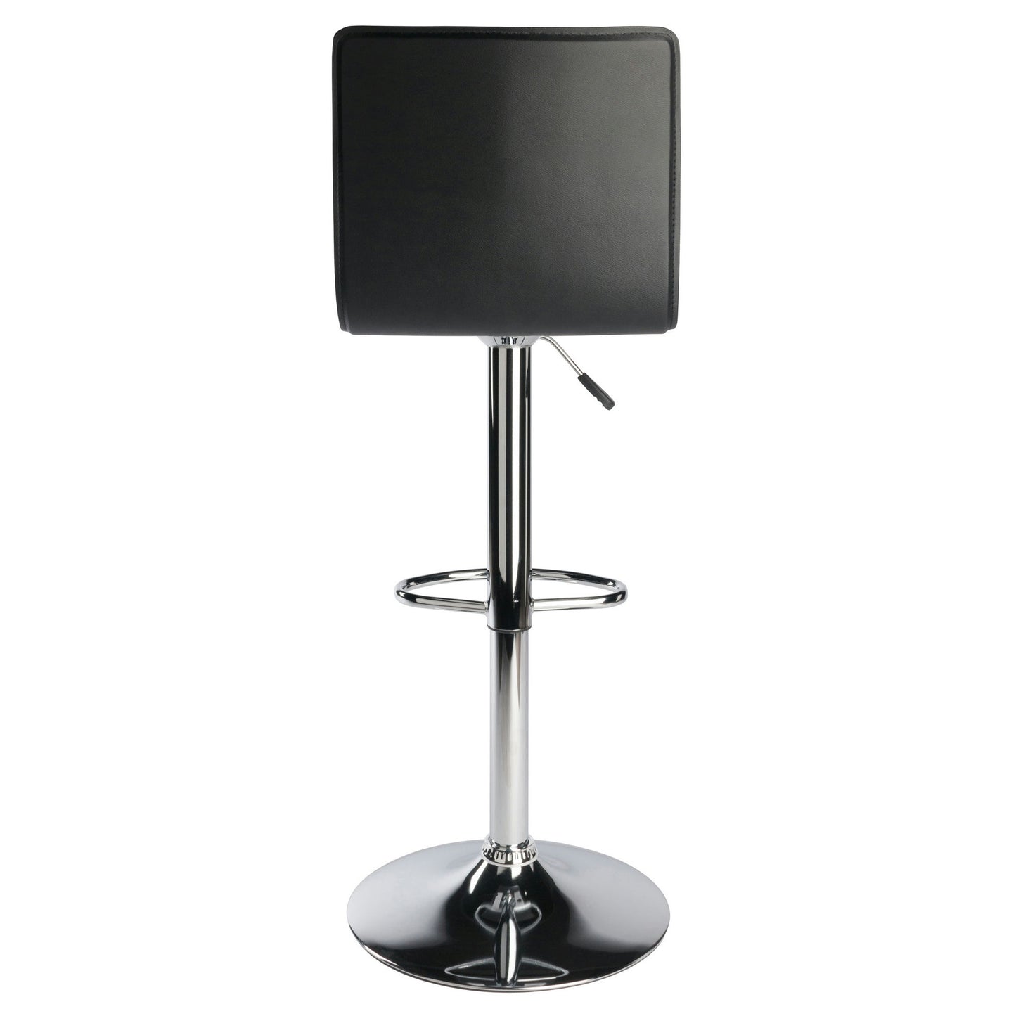 Spectrum High-back Ajustable Swivel Stool, Black and Chrome