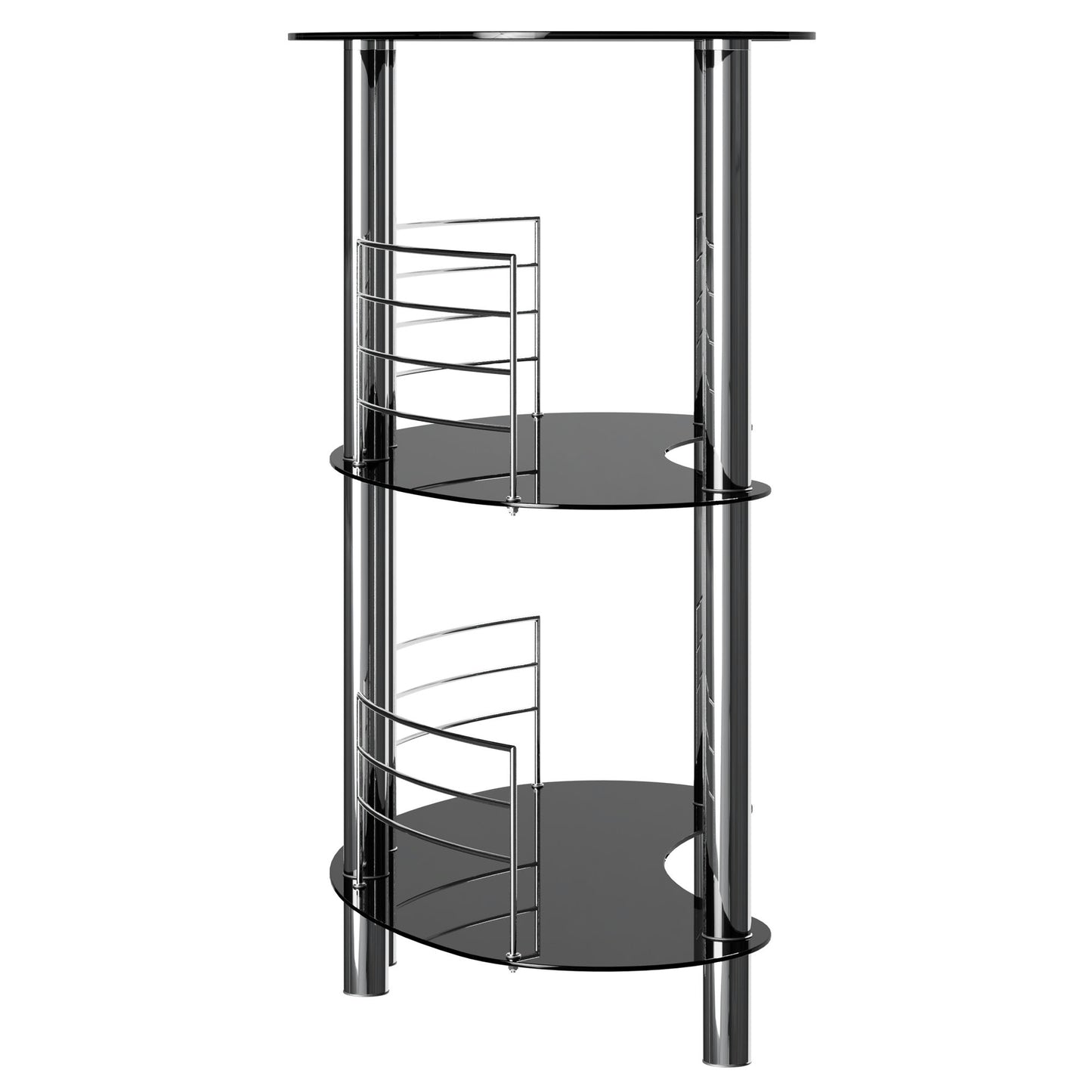 Martini Entertainment Bar, Black and Chrome