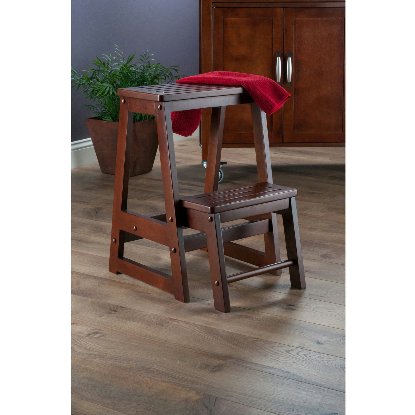 Ascend Step Stool, Walnut