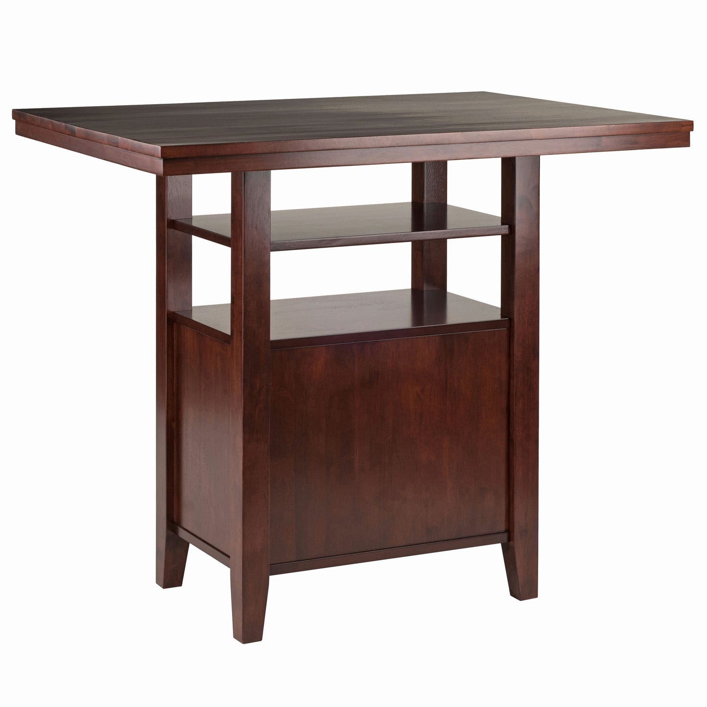 Albany High Table with Cabinet, Walnut