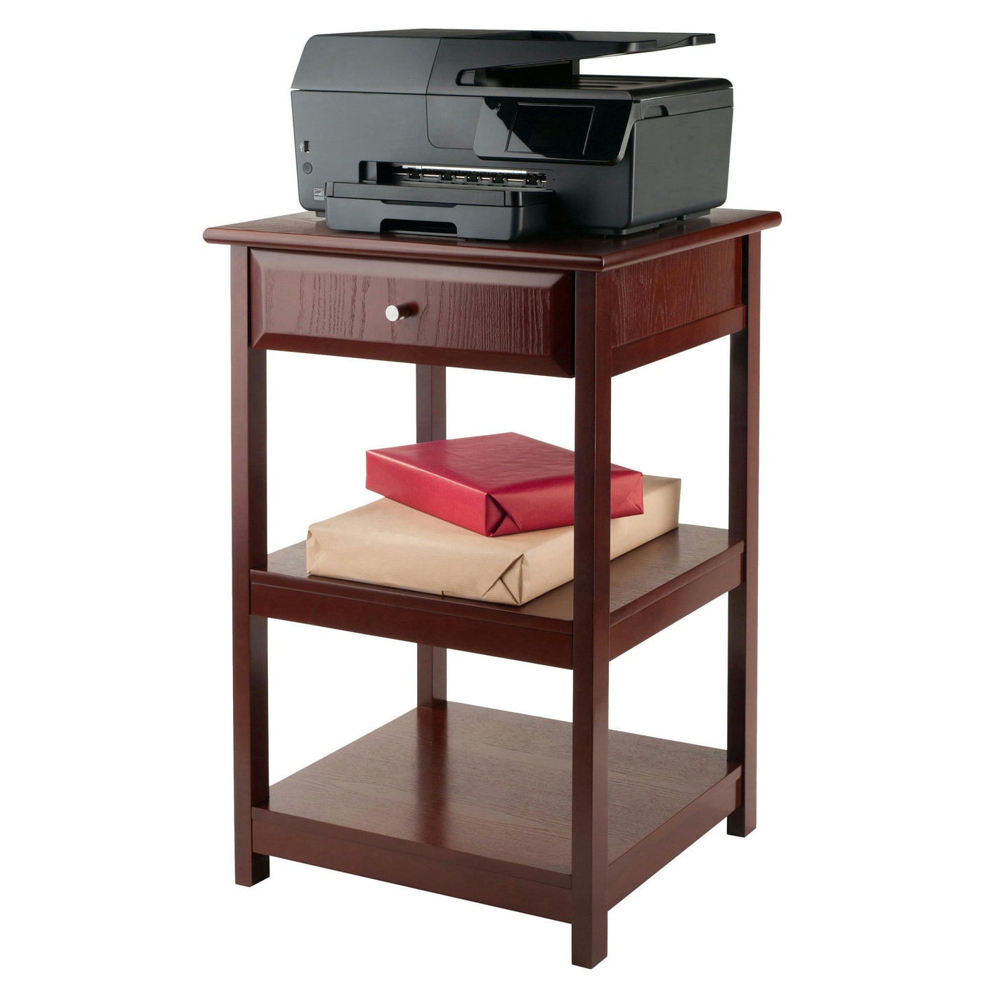 Delta Home Office Printer Stand, Walnut