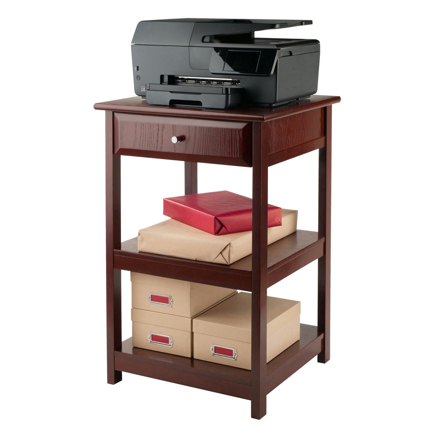 Delta Home Office Printer Stand, Walnut