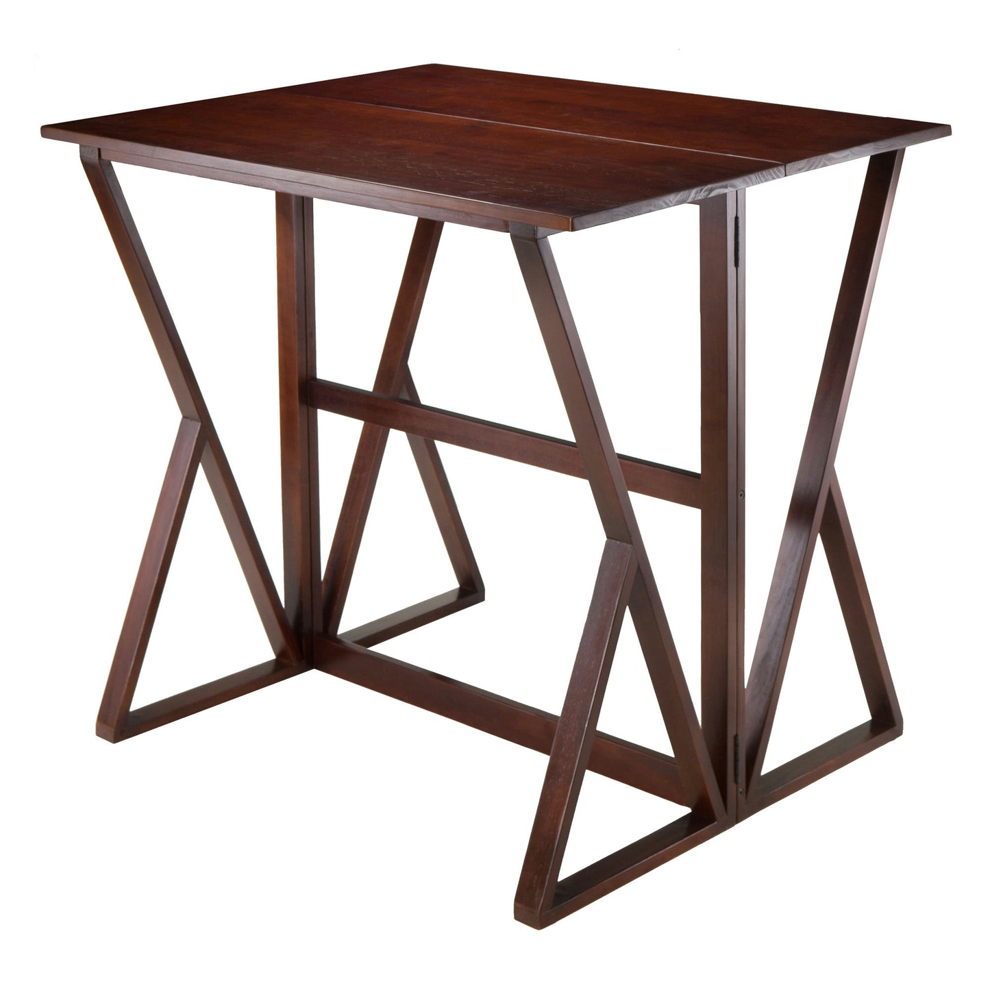 Harrington Drop Leaf High Table, Walnut