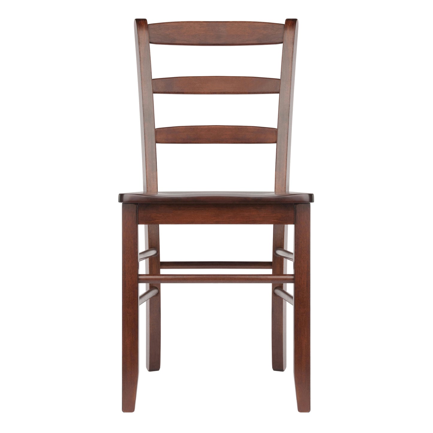 Benjamin 2-Pc Ladder-back Chair Set, Walnut