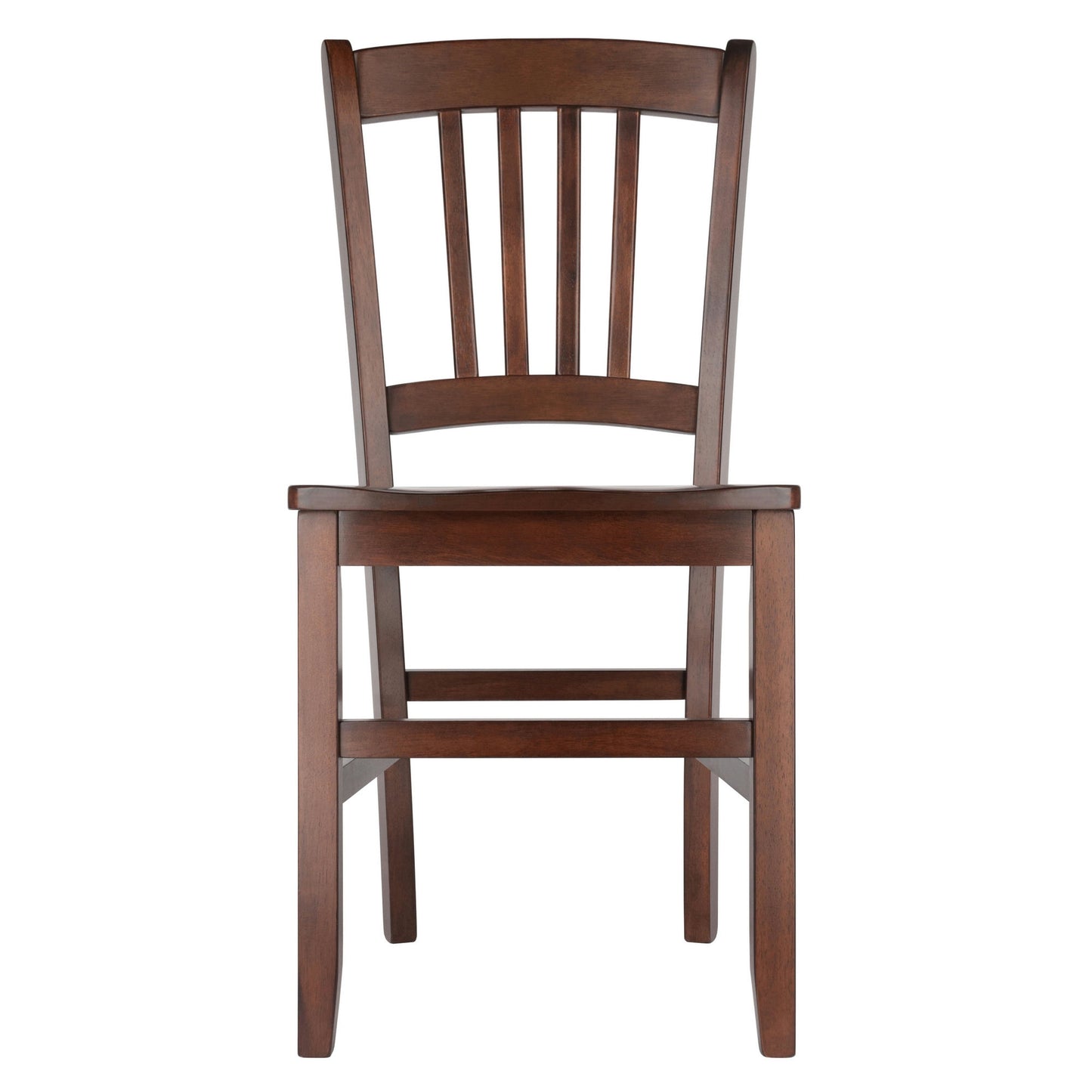 Madison 2-Pc Slat-back Chair Set, Walnut