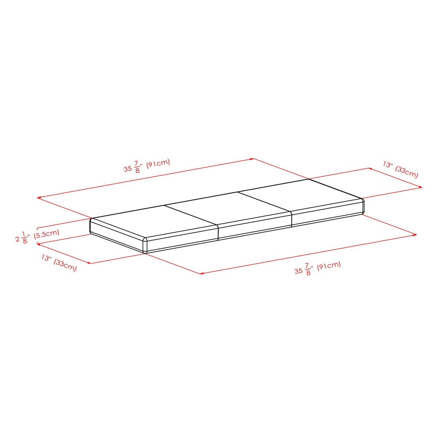 Adriana 2-Pc Storage Bench with Seat Cushion, Walnut and Espresso