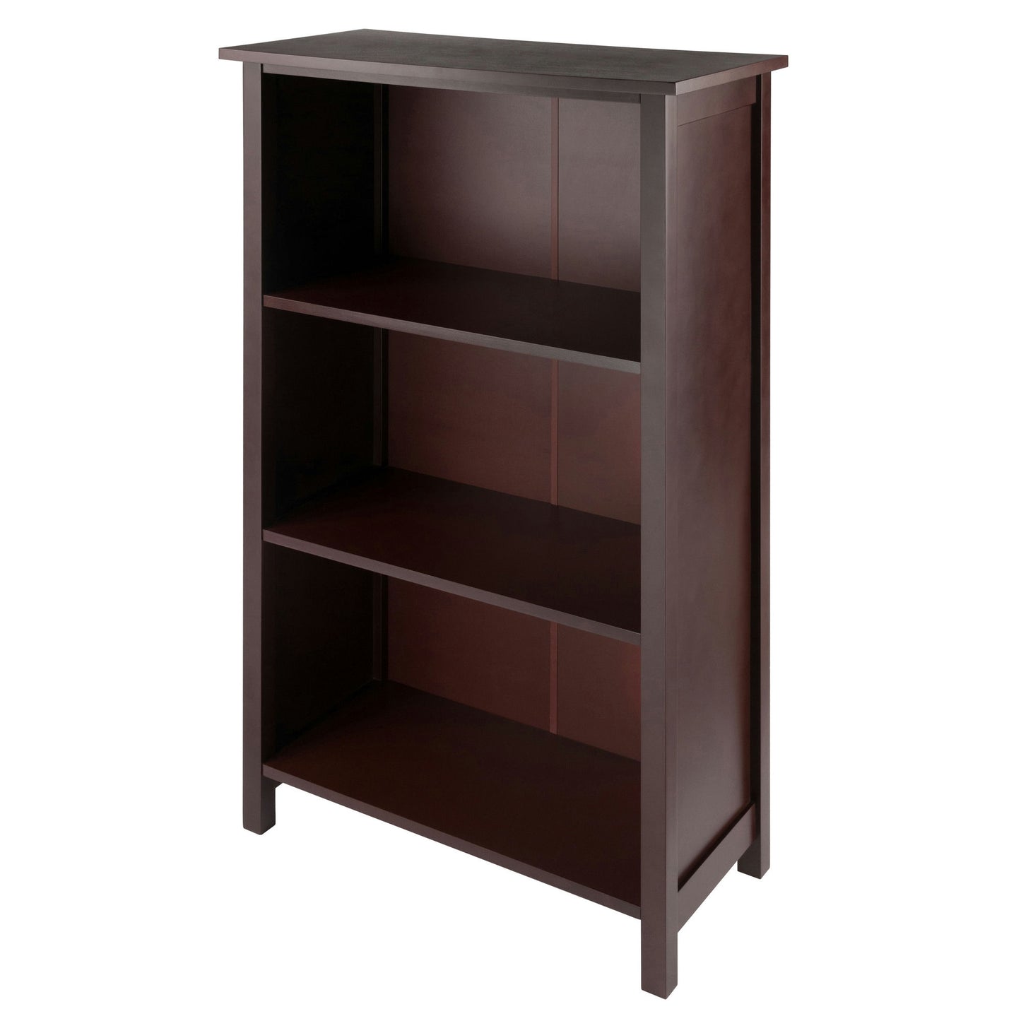 Milan 3-Section Shelf, Walnut