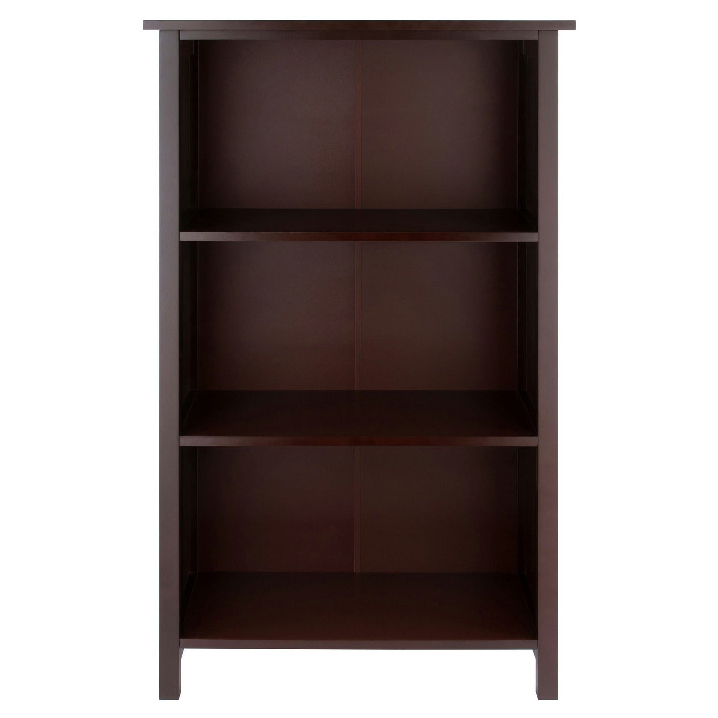 Milan 3-Section Shelf, Walnut