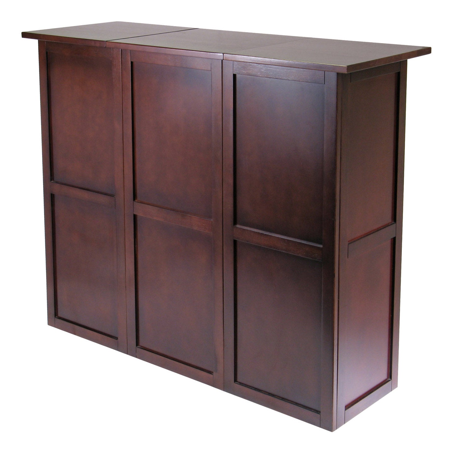 Newport Expandable Entertainment Wine Bar, Walnut