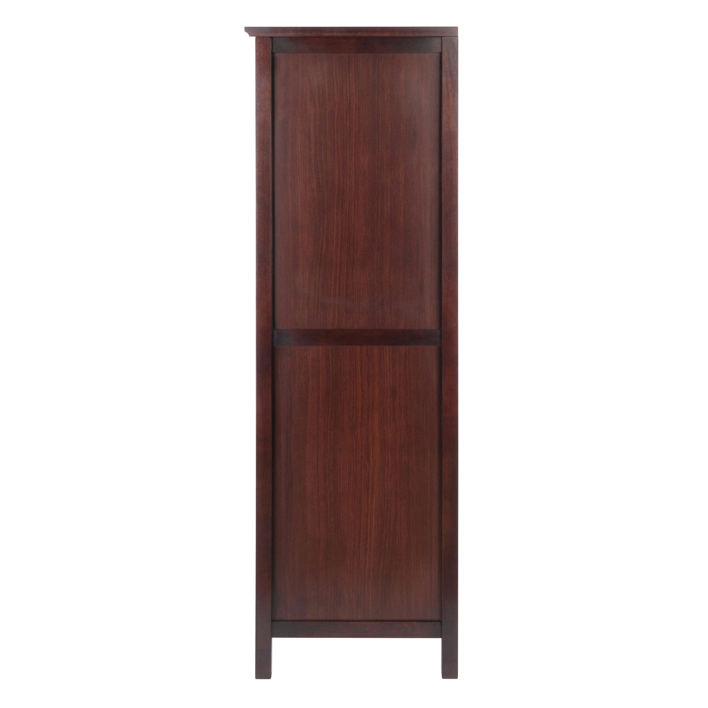 Brooke Jelly 4-Section Cupboard, Wine Storage, Walnut