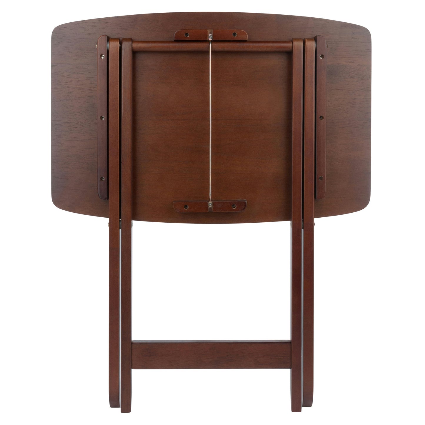 Darryl 5-Pc Snack Table Set, Oversize, Walnut