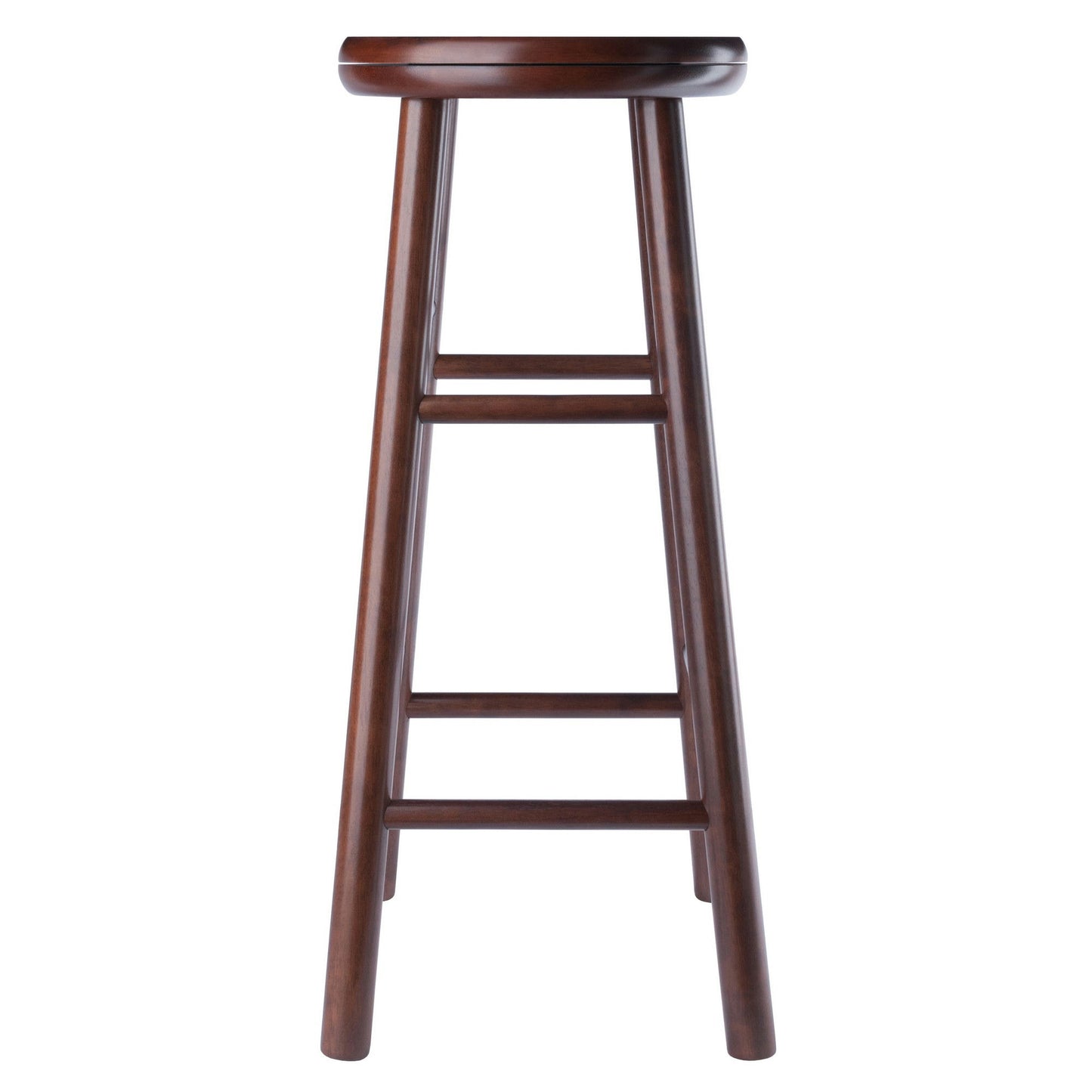 Selby 2-Pc Swivel Seat Bar Stool Set, Walnut