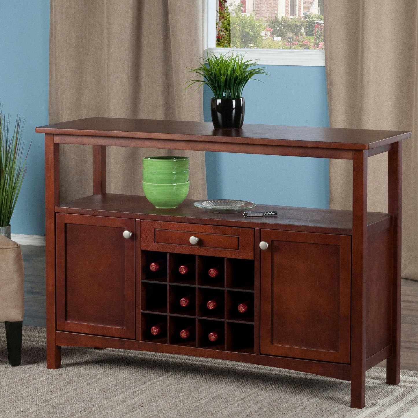 Colby Buffet Cabinet, Walnut