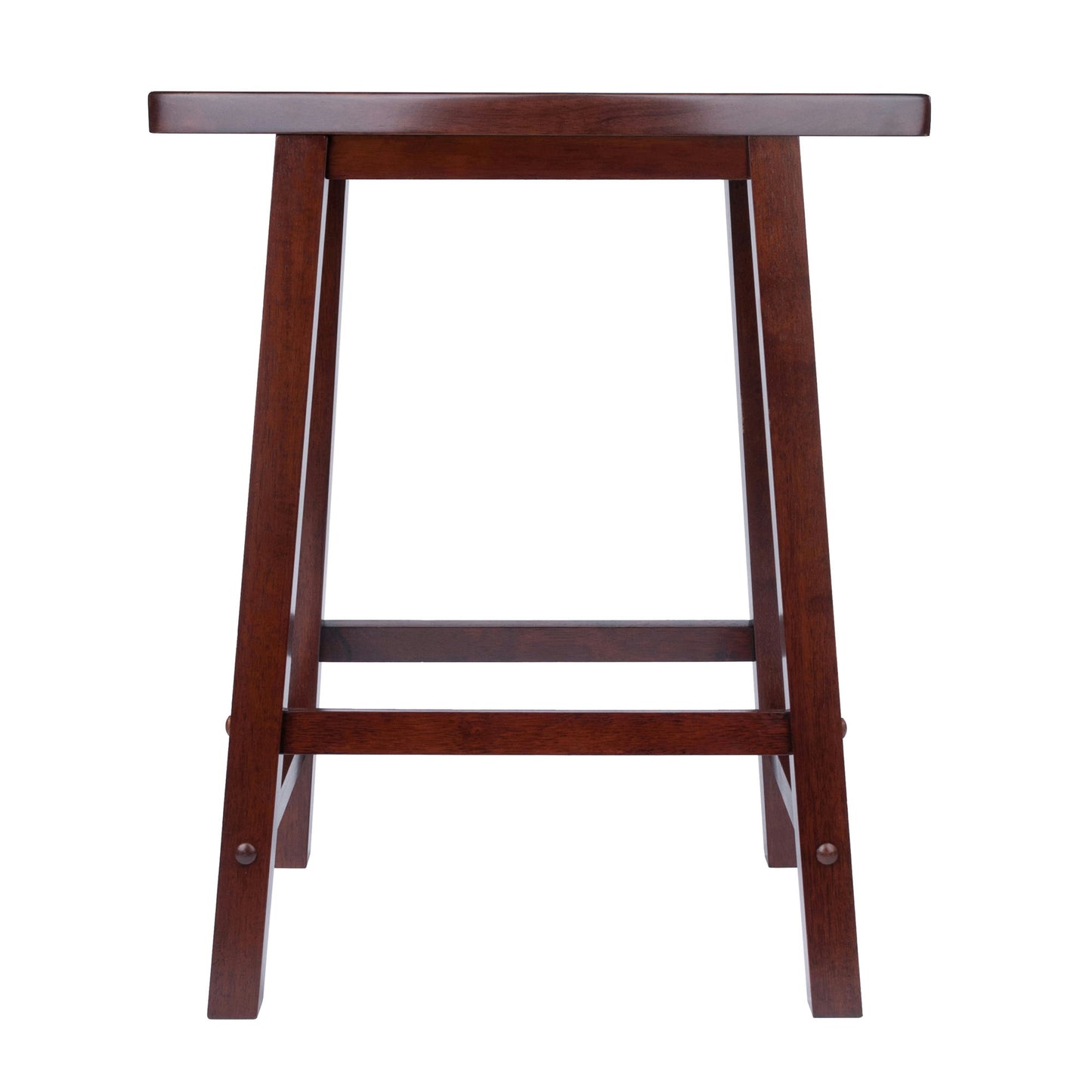 Katashi Fan Shape Counter Stool, Walnut