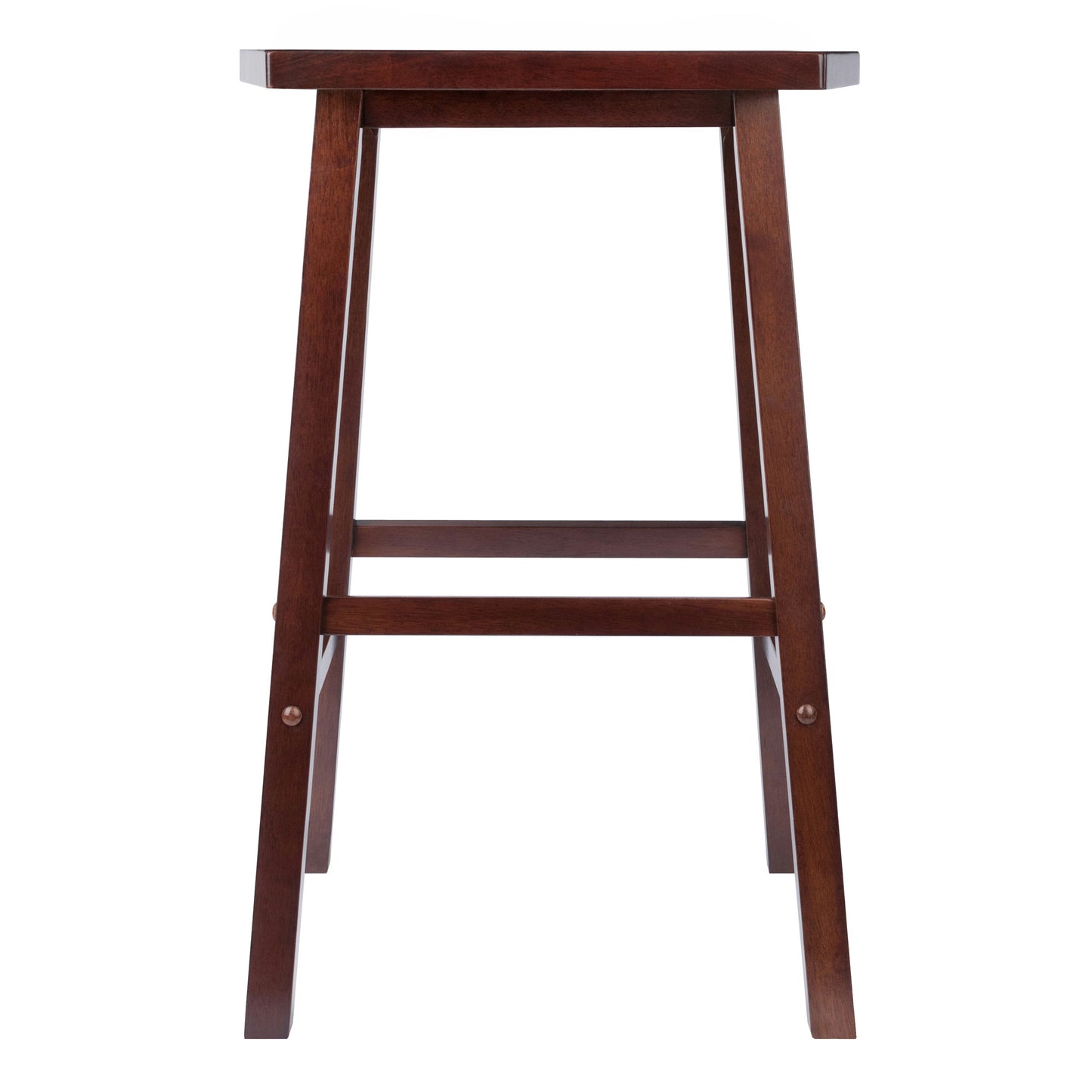 Katashi Fan Shape Bar Stool, Walnut