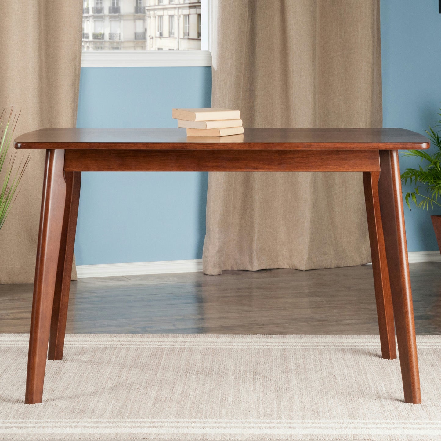 Shaye Oblong Dining Table, Walnut