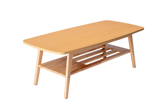 Lilola Home Bahamas Natural Light Oak Coffee Table