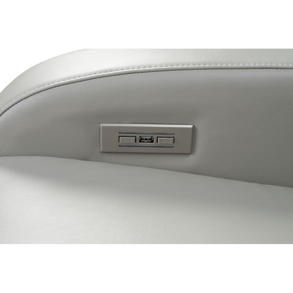 9PH-1176 Levi Power Recliner, Bentley Dove