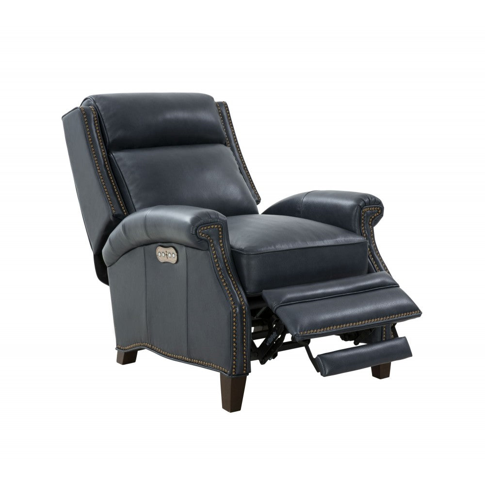 9PH-3286 Barrett Power Recliner, Barone Navy Blue