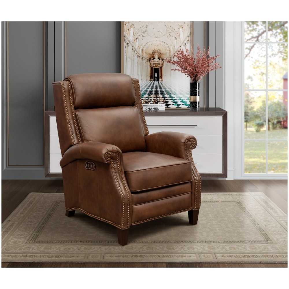 9PH-3286 Barrett Power Recliner, Worthington Cognac