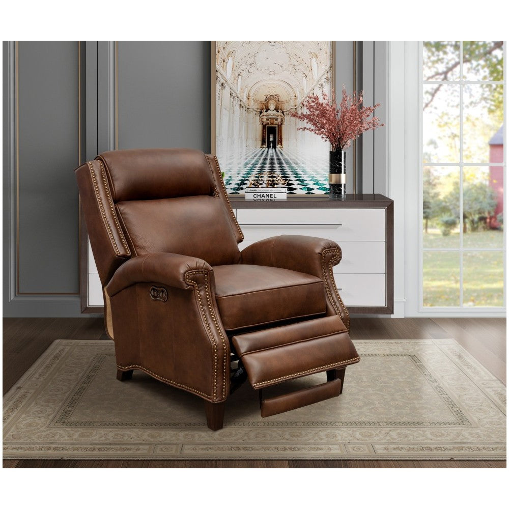 9PH-3286 Barrett Power Recliner, Worthington Cognac