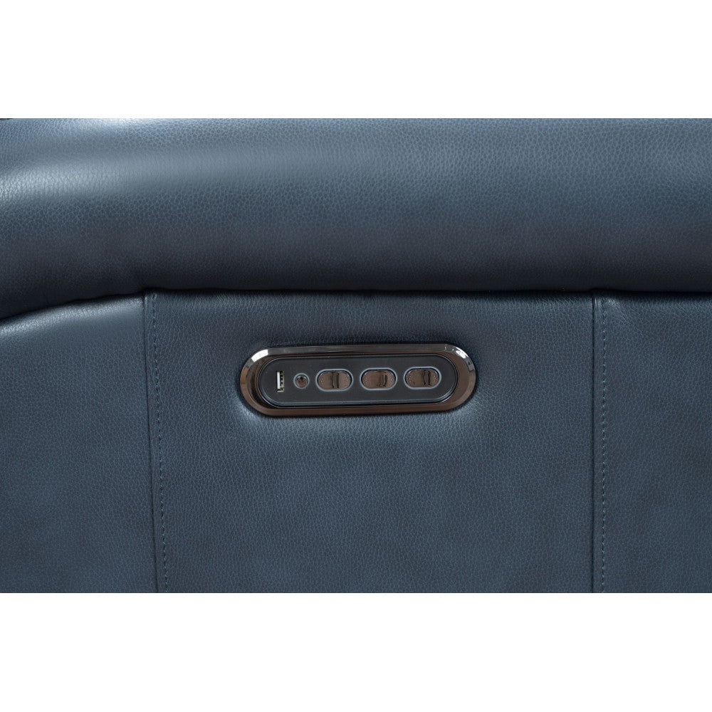 9PHL-1172 Garrett Power Recliner, Barone Navy Blue