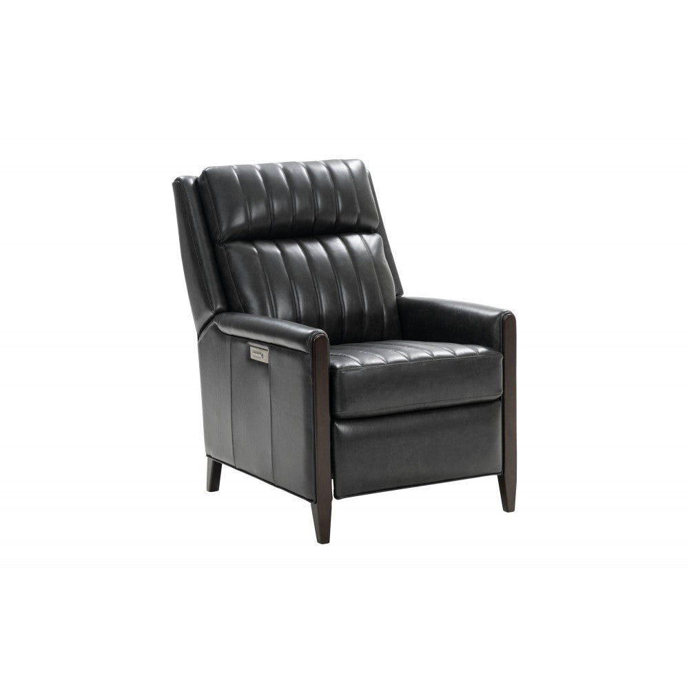 9PHL-1195 Davidson Power Recliner w/Power Head Rest & Power Lumbar - Charcoal