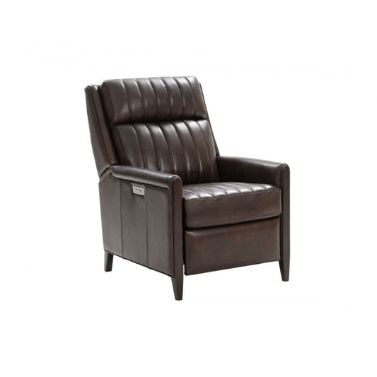9PHL-1195 Davidson Power Recliner w/Power Head Rest & Power Lumbar - Walnut