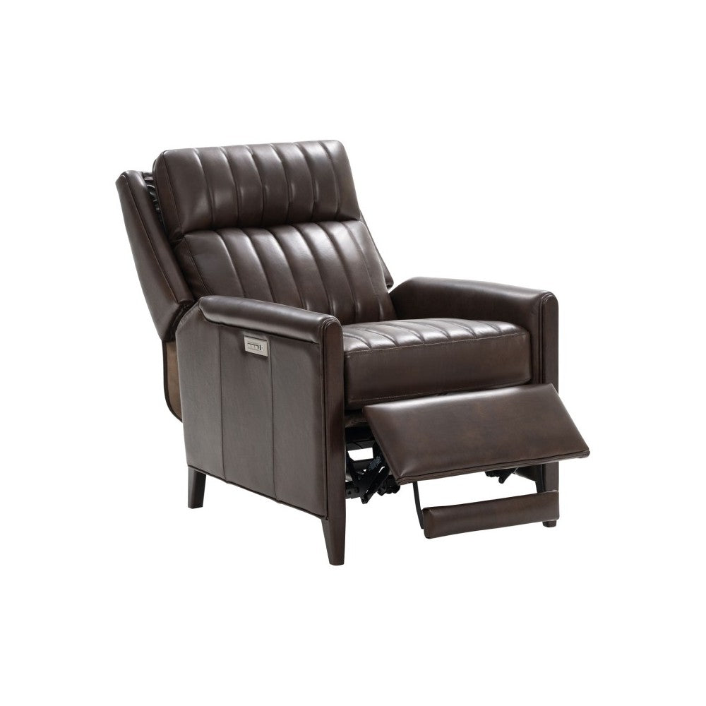 9PHL-1195 Davidson Power Recliner w/Power Head Rest & Power Lumbar - Walnut