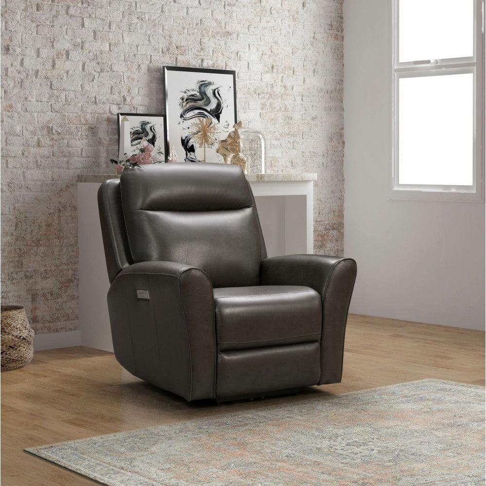 9PHL-3758 Kelsey Big & Tall Power Recliner, Matteo Smokey Gray