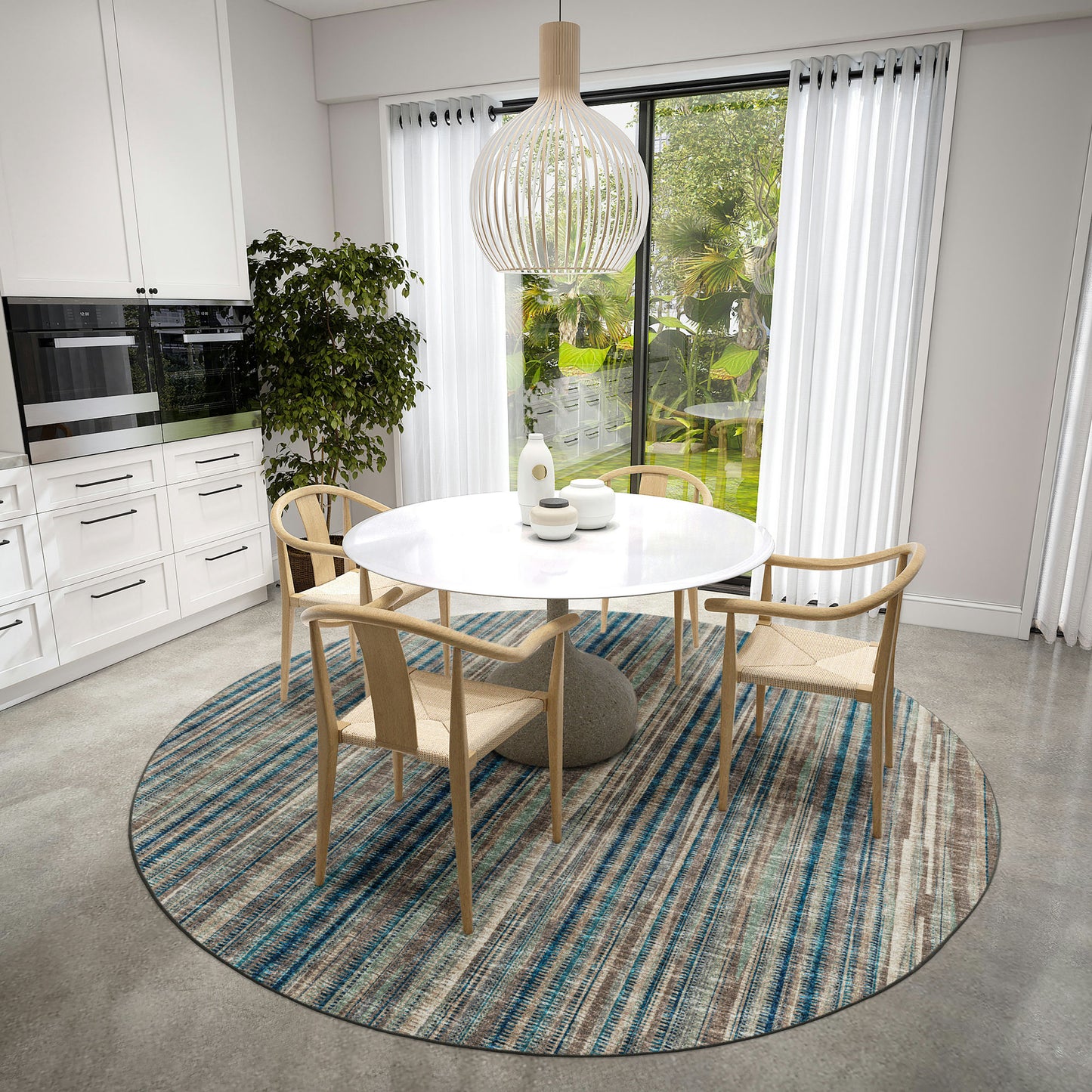 Amador AA1 Mushroom 6' x 6' Round Rug