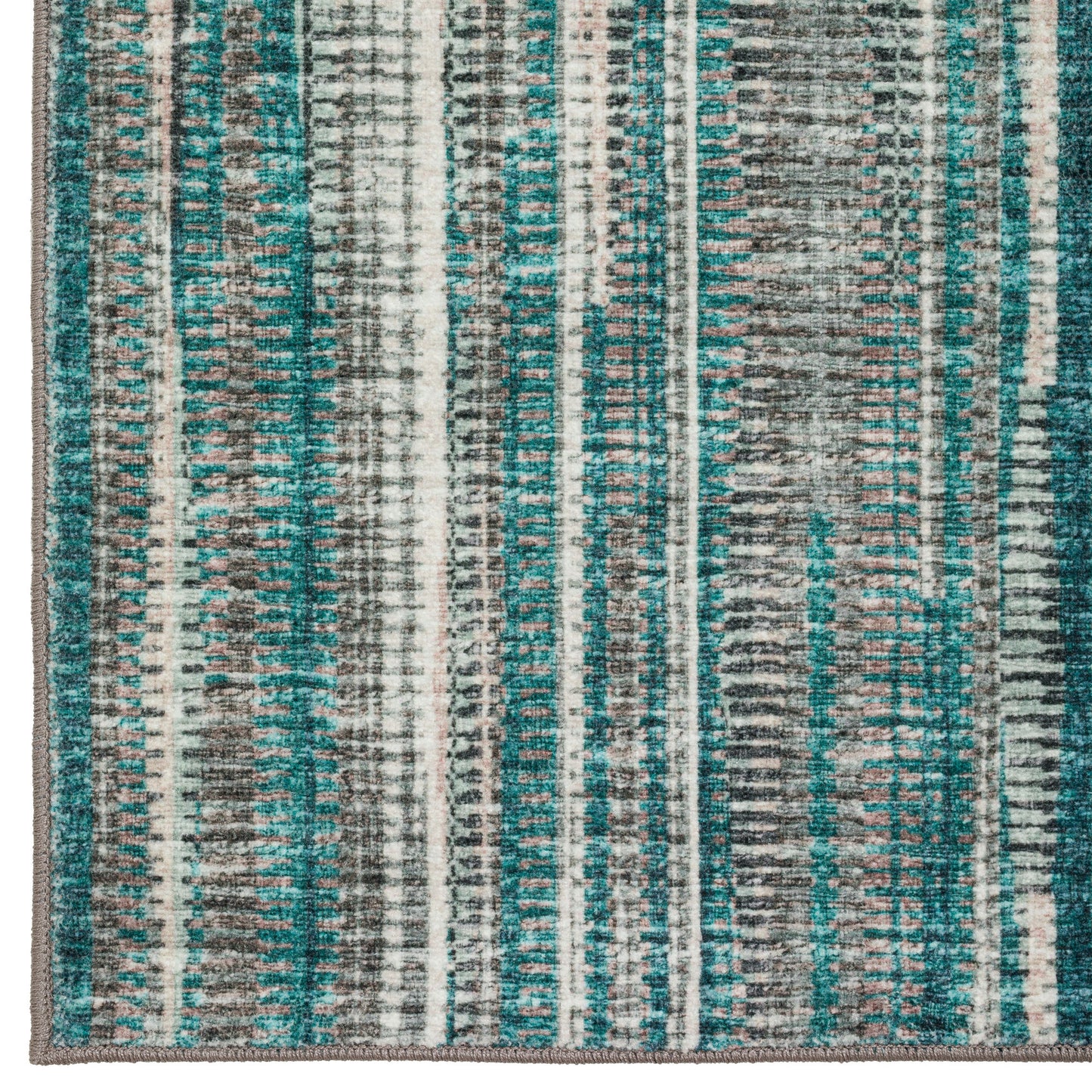 Amador AA1 Teal 2'6" x 12' Runner Rug