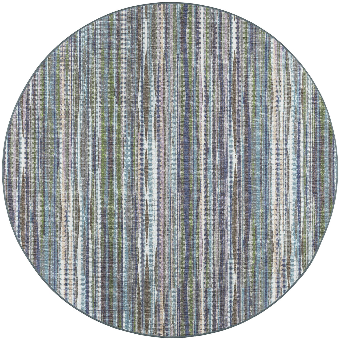 Amador AA1 Violet 4' x 4' Round Rug