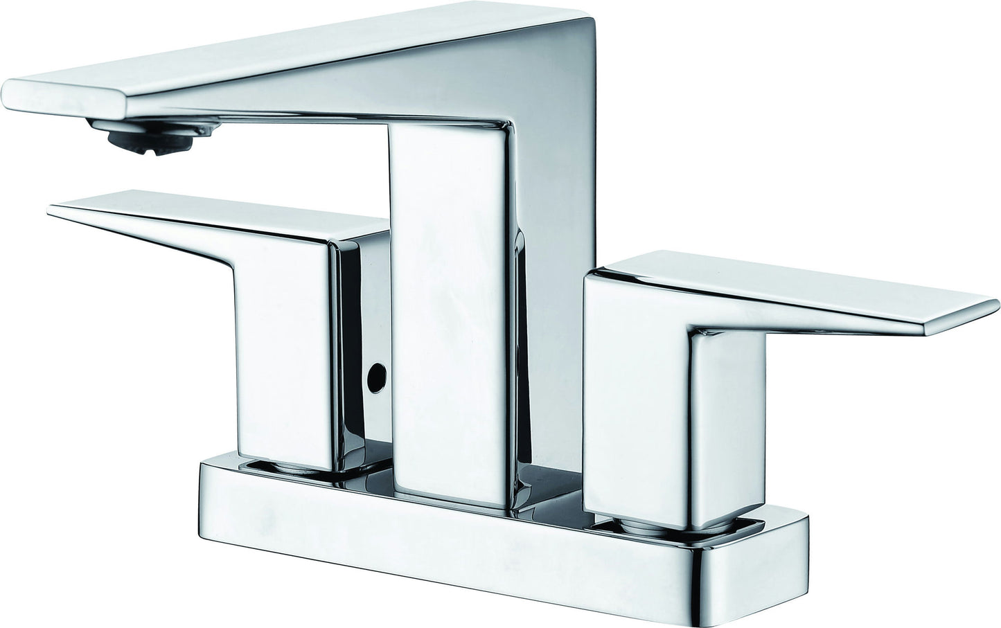 ALFI brand AB1020-PC Polished Chrome Two-Handle 4'' Centerset Bathroom Faucet