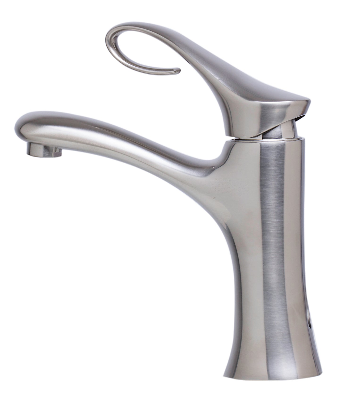 ALFI brand AB1295-BN Brushed Nickel Single Lever Bathroom Faucet